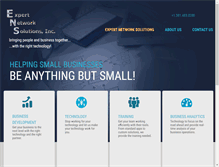 Tablet Screenshot of expertnetworksolutions.com